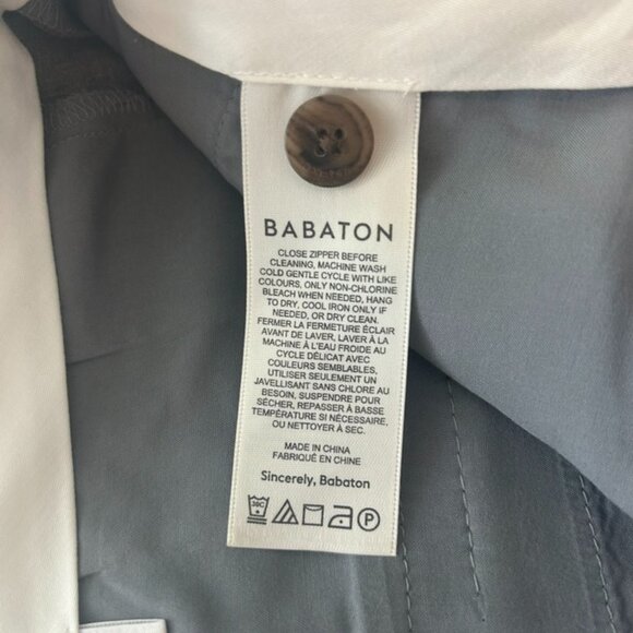 Babaton (Aritzia) Grey Pleated Bermuda Shorts. Size 6. - Picture 5 of 8